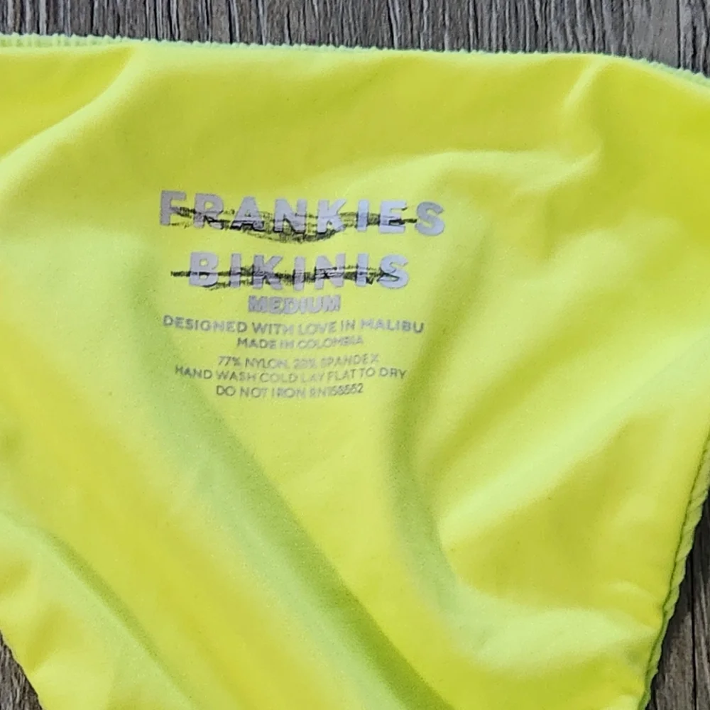 New!Frankie's Bikinis Keira Plisse Side-tie Bikini‎ Bottom
